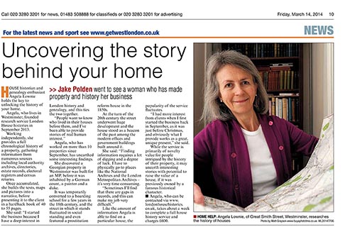 London House Histories Uncovering story behind your home newspaper article 2